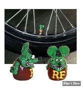 BOUCHONS DE VALVE - MOONEYES - RAT FINK - LA PAIRE