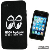 ETUI / COQUE POUR TÉLÉPHONE MOBILE - MOON - APPLE - IPHONE 4 /4 S - COULEUR : NOIR/BLANC