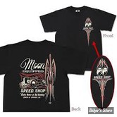 TEE-SHIRT - MOON - MOON EQUIPPED ROADSTER SPEED SHOP - COULEUR : NOIR - TAILLE 5 / XL