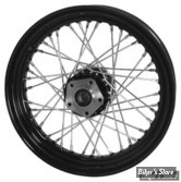 16 X 3.00 - ROUE AVANT 40 RAYONS - POUR SOFTAIL FLST 00/06 - MID USA - CHROMÉE AVEC RAYONS CHROMÉS - CHAMBRE A AIR