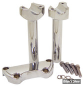 RISERS ET POTENCE - OEM STYLE - MID USA - chrome - HAUTEUR : 6"