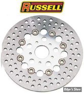 ECLATE DF - PIECE N° 01 - DISQUE DE FREIN ARRIERE FLOTTANT - OEM 41797-00 - RUSSEL - INOX / FLOTTANT