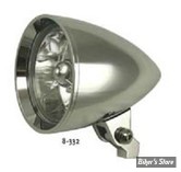 4 1/2 / phare BILLET - Round Chrome Billet Headlamp