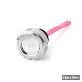 DOC A / PIÈCE N°103 - BOUCHON DE RÉSERVOIR D'HUILE - TOURING 99/06 - OEM 62846-99 - FIGURATI DESIGN - FINITION INOX : ARGENT CRENELÉ - FD01-MAGDSTC-GEN1-KN-SS