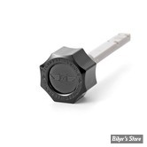 DOC A / PIÈCE N° 56 - JAUGE D'HUILE - OEM 37065-06 / 62700291 - FIGURATI DESIGN - INOX - FINITION : NOIR ROND - FD01-MAGTD-SM-BLK