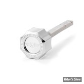 DOC A / PIÈCE N° 56 - JAUGE D'HUILE - OEM 37065-06 / 62700291 - FIGURATI DESIGN - INOX - FINITION : ARGENT ROND - FD01-MAGTDT-SM-SS
