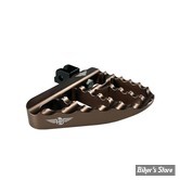 - REPOSES PIEDS AVANT - HEINZ BIKES - SOFTAIL 2018UP - PERFORMANCE Mini-FloorBoards V2 - COULEUR :  BRONZE - LA PAIRE -  HB-MFBV2-M8-BRO