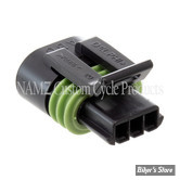 CONNECTEUR DELPHI - OEM 72280-95 - CAPTEUR DE PAPILLON - TPS SENSOR CONNECTOR. 3-PIN - MALE - ND-13532244