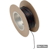 FIL ELECTRIQUE 0.80MM / 18-GAUGE - NAMZ - COULEUR : NOIR / ROUGE - 100 FOOT - LES 30 METRES