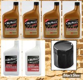 KIT HUILE SYNTHETIQUE - KIT VIDANGE MOTEUR REVTECH - SYNTHETIQUE - TWINCAM - FILTRE À HUILE Noir
