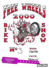 2000 / Sportster 883 XLH de 1995 de FanFan : Inscription au Bike Show du Free Wheels 2000.