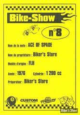 2002 / ACE OF SPADE : National Custom Show 2002 : 1er PRIX CHOPPER