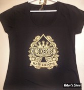 TEE-SHIRT - KING KEROSIN - RAW DENIM - COULEUR : NOIR - TAILLE : 5 / XL