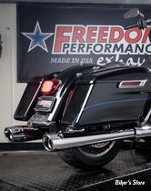 - SILENCIEUX FREEDOM PERFORMANCE - TOURING 17UP MILWAUKEE-EIGHT® - COMBAT - CHROME / EMBOUTS : CHROME - HD00627