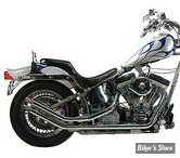 ECHAPPEMENT PAUGHCO - SOFTAIL 86/99 - UPSWEEP DRAG PIPE - DRAG PIPE SLASH CUT - CHROME - 716B2S