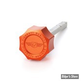 DOC A / PIÈCE N° 56 - JAUGE D'HUILE - OEM 37065-06 / 62700291 - FIGURATI DESIGN - ALUMINIUM - FINITION : ORANGE ROND - FDP01-TRSM8-SM-O