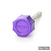 DOC A / PIÈCE N° 56 - JAUGE D'HUILE - OEM 37065-06 / 62700291 - FIGURATI DESIGN - ALUMINIUM - FINITION : VIOLET ROND - FDP01-TRSM8-SM-P