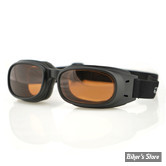 LUNETTES MOTO - BOBSTER - PISTON - VERRES : AMBRE - MONTURE : NOIR