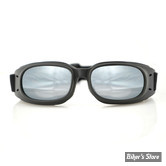 LUNETTES MOTO - BOBSTER - PISTON - VERRES : FUME MIROIR - MONTURE : NOIR