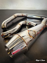 - ECHAPPEMENT - SP CONCEPTS EXHAUST SYSTEM - TOURING M8 2017UP - BIG BORE - WORKS EDITION - PRO FLO - PLATINIUM - SPC-2-003-PPF