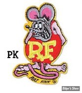 ECUSSON/PATCH - RAT FINK - TAILLE : 3.54 " X 2.56 " ( 9 cm X 6.5 cm )