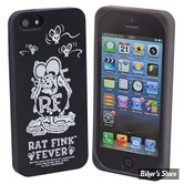 ETUI / COQUE POUR TÉLÉPHONE MOBILE - MOON/RAT FINK - APPLE - IPHONE 5 - COULEUR : NOIR/BLANC