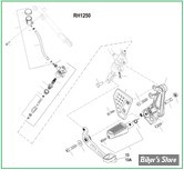  ECLATE G - PIECE N° 00 - ECLATE DE M/CYLINDRE DE FREIN ARRIERE SPORTSTER RH1250 S 