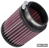 FILTRE A AIR - DIAMÈTRE D'ENTRÉE : Ø 62MM / L : 102MM - K&N - RU-0800