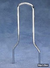 MONTANT DE SISSY BAR - LARGEUR : 8"3/4 / 22.20 CM - DRAG SPECIALTIES - ROUND TALL - 8 3/4" - CHROME