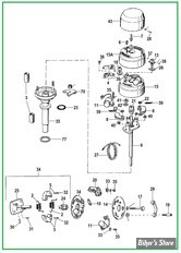  ECLATE R - PIECE N° 00 - ECLATE PIECES DE DISTRIBUTEUR 1965/1978