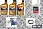 KIT HUILE SYNTHETIQUE - KIT VIDANGE MOTEUR REVTECH - SYNTHETIQUE - SPORTSTER 86+ - FILTRE À HUILE S&S CHROMÉ