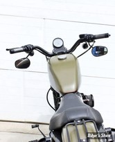 - Guidon TC BROS - TC BROS. 1" TRACKER HANDLEBAR - TRACKER STANDARD - AVEC EMPREINTES - NOIR - 101-0144