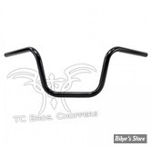 Guidon TC. BROS - TC BROS. 1" NARROW APES HANDLEBAR - MINI APES 8" - SANS EMPREINTES - NOIR - 101-0101