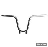 - Guidon TC. BROS - TC BROS. 1" SPRINGER APES HANDLEBARS - APES 12" - AVEC EMPREINTES - NOIR - 101-0205
