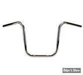 - Guidon TC. BROS - TC BROS. 1" SPRINGER APES HANDLEBARS - APES 12" - AVEC EMPREINTES - CHROME - 101-0207