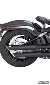 Silencieux Vance & Hines - Twin Slash - FLSTN, FLS/S 07/16 ; FLSTSB  08/11 - NOIR - 46842