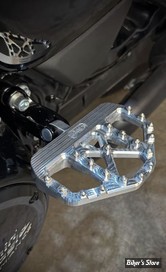 - Kit marche pieds universel - TC BROS. PRO SERIES MX MINI FLOORBOARDS FOR HARLEY DAVIDSON  - ALU - 101-0131