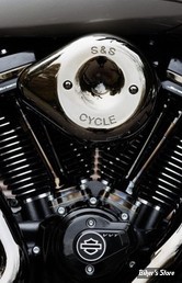 FILTRE A AIR - S&S - MILWAUKEE EIGHT 2023UP - TEARDROP STEALTH AIR CLEANER KIT - LAVA CHROME / NOIR - 170-0797