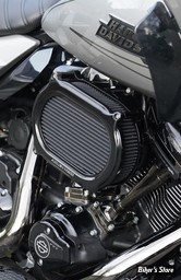 FILTRE A AIR - A.NESS - MILWAUKEE EIGHT 2023UP -  Stage II Oval Upgrade air cleaner kit - FINITION : NOIR - 600-206