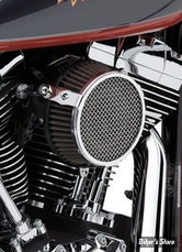 - FILTRE A AIR - COBRA - SOFTAIL 01/15 / DYNA 99/17 - TOURING 02/07 - COBRA - NAKED - PLAIN - CHROME - 606-0102-03