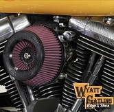 FILTRE A AIR - WYATT GATLING - BIGTWIN 93/07 - INVERTED - CHROME - COMPLET