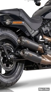 SILENCIEUX - V-PERFORMANCE - SOFTAIL M8 FXBBS/FXLRS/FXLRST 2021UP / FXRST 22UP - TRACKER - NOIR - AHAR0290048