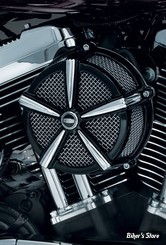 FILTRE A AIR - KURYAKYN - XLH07UP - HI FIVE MACH 2 - CHROME/NOIR - 9549