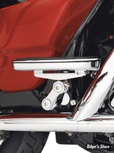 KIT SUPPORTS DE MARCHES PIEDS ARRIERE AJUSTABLES - TOURING 93UP - OEM 50768-07 - CHROME
