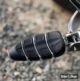 - KYN - KINETIC CHROME - REPOSES PIEDS KURYAKYN - KINETIC - EMPREINTE : MALE - FINITION : CHROME / CAOUTCHOUC NOIR - 4316