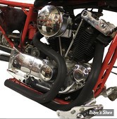 - ECHAPPEMENT / COLLECTEUR - V-TWIN - SPORTSTER 57/85 - Alphabet XL Exhaust Header Set - 30-0894 - NOIR