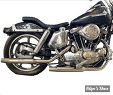 Echappement Paughco - SPORTSTER 57/85 - STAGGERED TAPERED - 38" - CHROME - 719TM
