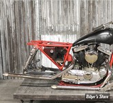 - ECHAPPEMENT - Wyatt Gatling - SPORTSTER 57/85 - DRAG PIPES - Wyatt Gatling Exhaust Drag Pipe Set Slash Cut Ends - 30-3010 - CHROME