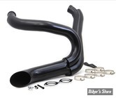 - ECHAPPEMENT - V-TWIN / Wyatt Gatling - 2 into 1 Exhaust Pipe Header Kit - SOFTAIL 12/17 / FXDWG 12/17 - NOIR - 30-0773