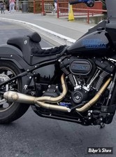 - ECHAPPEMENT - SP CONCEPTS EXHAUST SYSTEM - SOFTAIL M8 2018UP - LANE SPLITTER - INOX - SPC-1-001